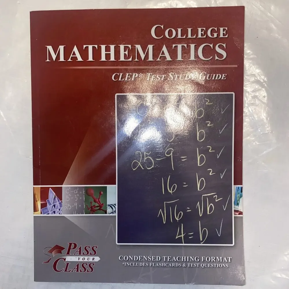 College Mathematics CLEP Test Study Guide by Passyourclass (2020, Trade...